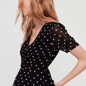 Wilfred Button-Front Blouse